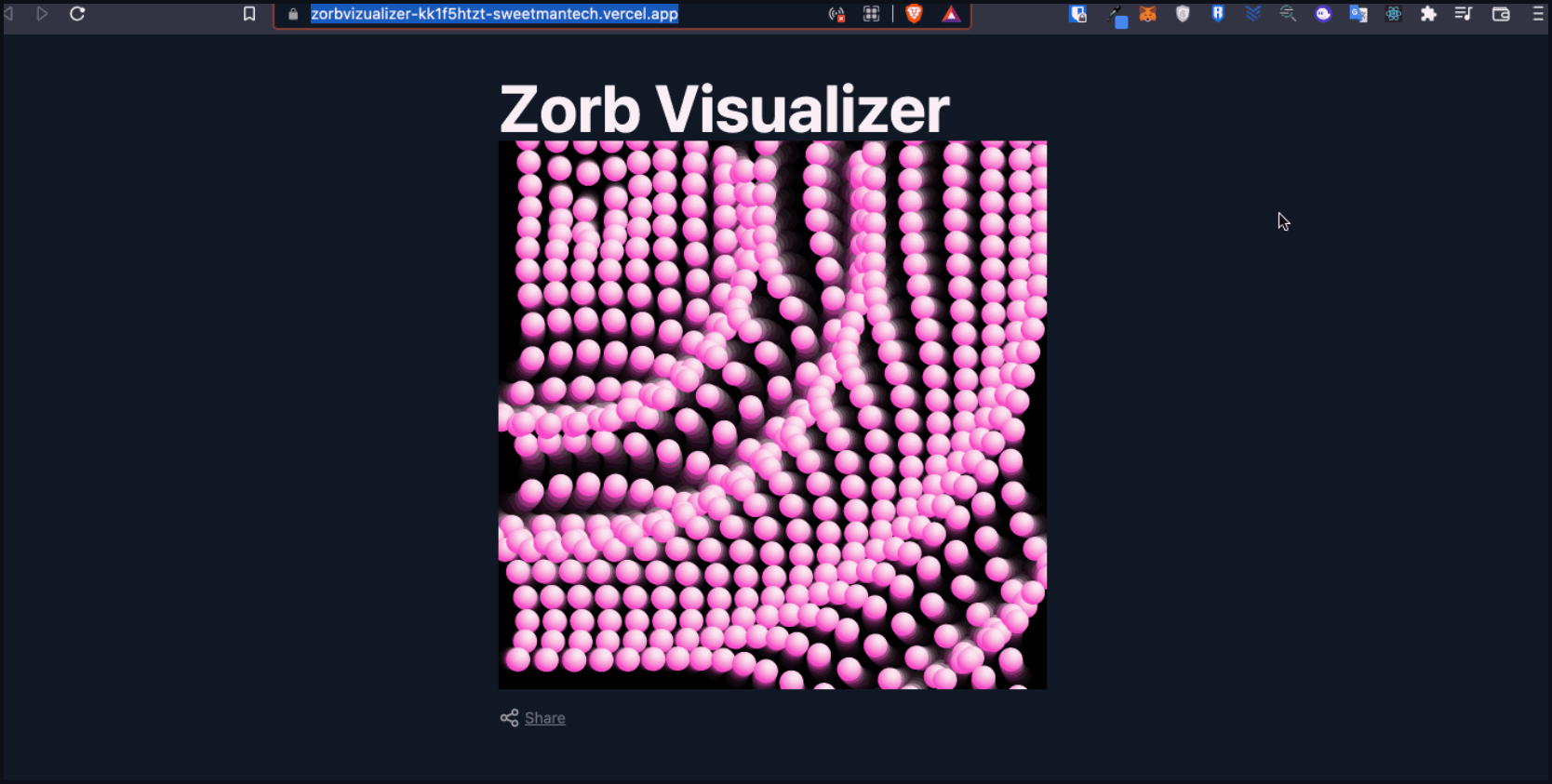 Zorbz Data Visualizer